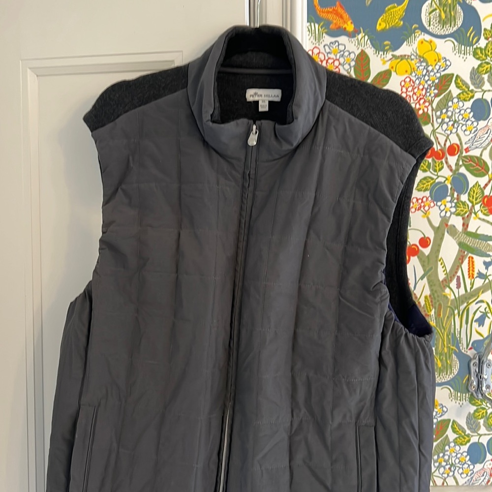 Peter Miller Quilted Vest XL grey